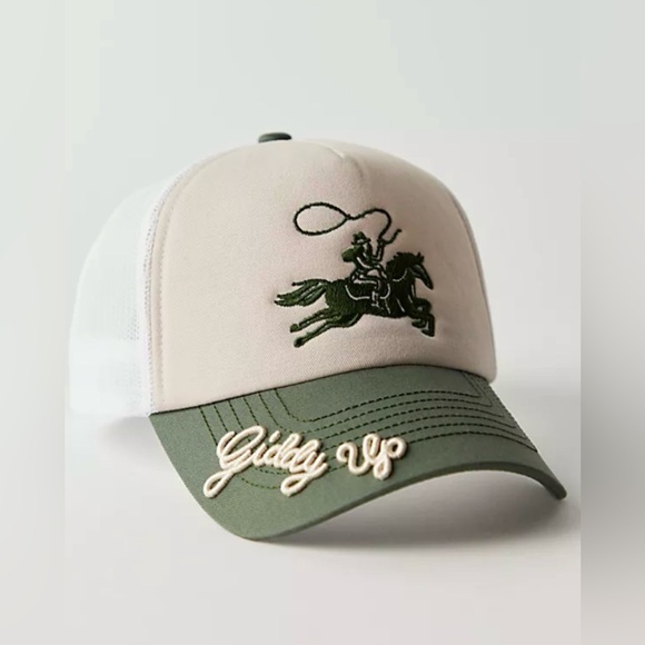 Free People Accessories - Free People Giddy Up Trucker Hat, NWT